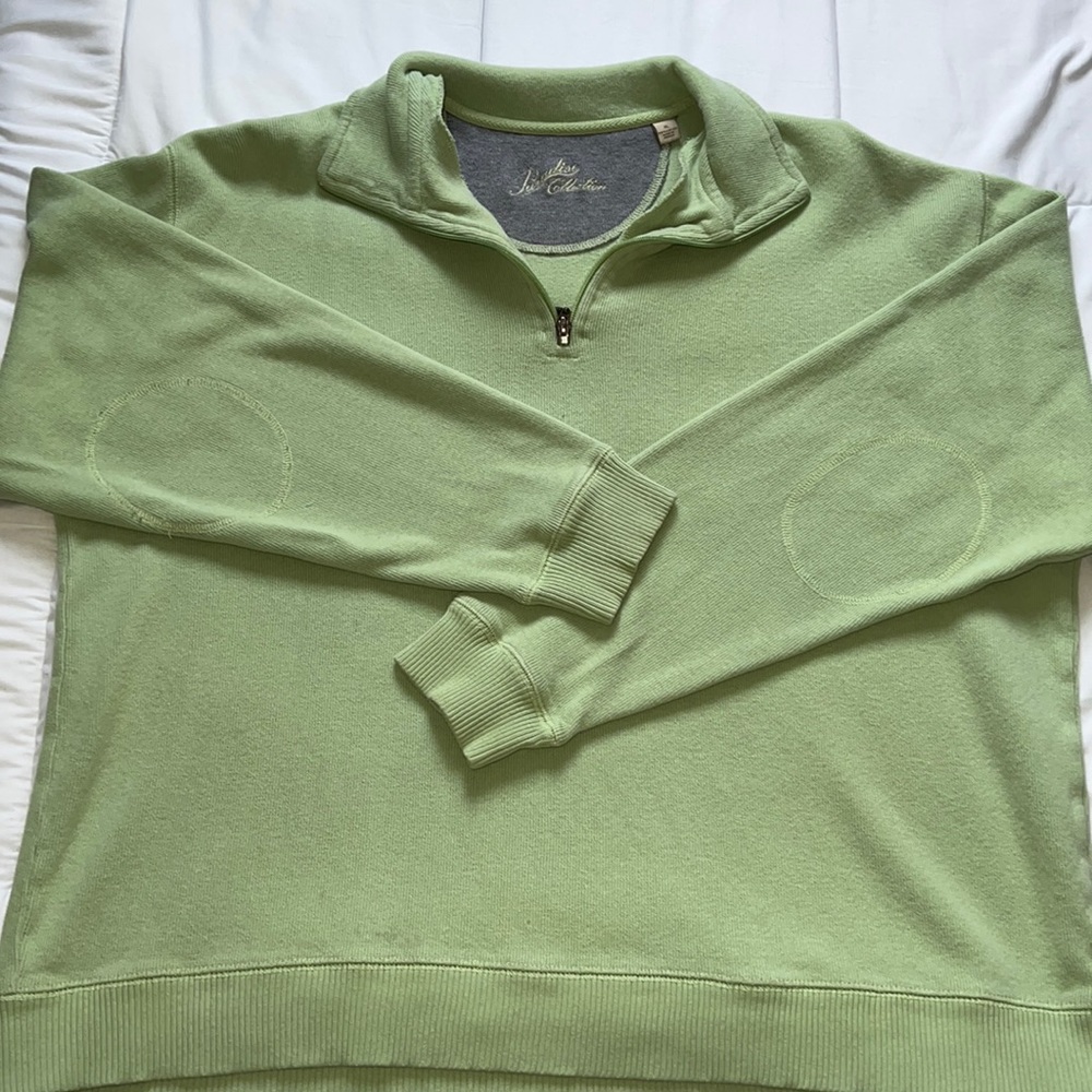 Green quarter zip XL size